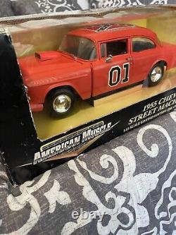 ERTL American Muscle 1955 Chevy Limited Edition 1/18 General Lee DOH Custom