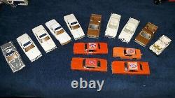 ERTL DUKES OF HAZARD LOT OF 13 cars and 1 Tootsie Toy General Lee