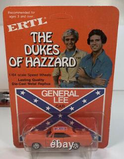 ERTL Dukes Of Hazzard 1/64 General Lee Car Original Blister UNPUNCHED CARD 1981