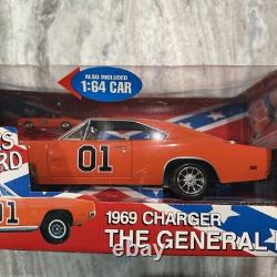 ERTL Dukes Of Hazzard 1969 Charger General Lee RARE 118 with 164 Car NIB