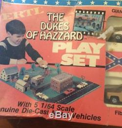 ERTL Dukes Of Hazzard Complete Playset RARE Never Played With 1981 Vintage