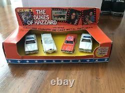 ERTL Dukes of Hazzard 4 Car Set Unopened General Lee Boss Hogg Roscoe 1981 164