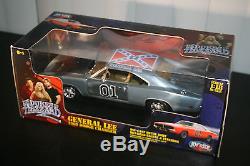 ERTL Dukes of Hazzard GENERAL LEE 1969 Dodge CHARGER 1/18 scale CHROME