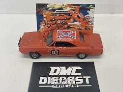 ERTL Dukes of Hazzard General Lee 1969 Dodge Charger 125 & Signed Postcard