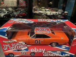 ERTL The Dukes of Hazzard 1969 Dodge Charger 118 Scale The General Lee #01 NIB