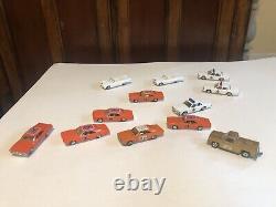 ETRL Dukes of Hazard diecast replica car lot (12!)