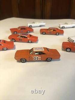 ETRL Dukes of Hazard diecast replica car lot (12!)