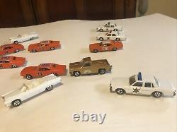 ETRL Dukes of Hazard diecast replica car lot (12!)