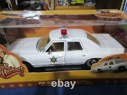 Ertl 118 Dukes of Hazzard County 1974 Dodge Monaco Police Sheriff WHITE