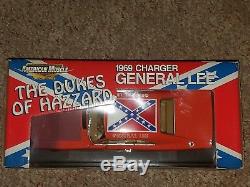 Ertl 118 The Dukes of Hazzard General Lee Race Day 1969 Dodge Charger Rare NICE