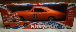 Ertl 125 Autographed Dodge Charger 1969 Diecast Orange The Dukes of Hazzard Car