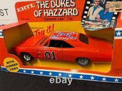 Ertl 125 Scale The Dukes Of Hazzard General Lee With Rubber Tyres And Box