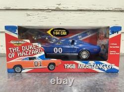 Ertl 1967 Ford Mustang Gt Duke Of Hazzard Cooters Mustang 00 Blue 118 Diecast