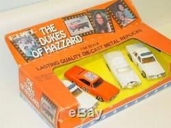 Ertl 1981 The Dukes of Hazzard 164 Scale Set of 4 Die Cast Toy Vehicles in Box
