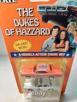 Ertl 1997 The Dukes Of Hazzard 3 Vehicle Action Chase Set die-cast