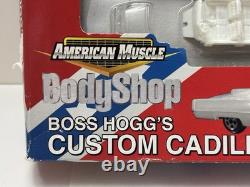 Ertl American Muscle RARE Body Shop Boss Hogg's Cadillac The Dukes Hazzard 2001