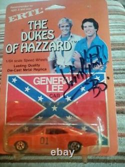 Ertl Dukes Of Hazard Autographed General Lee By BO Duke