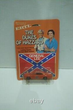 Ertl Dukes of Hazzard diecast toy, General Lee, TV 80s, Dodge charger muscle car