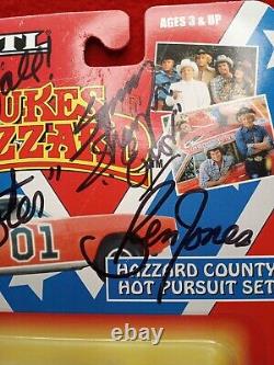 Ertl Hazzard County Pursuit The Dukes Hazzard Ben Jones Sonny Shroyer Autograph