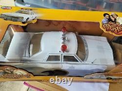 Ertl Joyrides Dodge Monaco Police Car Dukes Of Hazzard White Near Mint 1/18