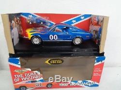 Ertl The Dukes Of Hazzard 1968 Mustang Gt Cooters Car 118 Scale Bonus 164 Nib