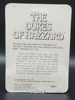 Ertl dukes of hazzard general lee 1/64 Unpunched