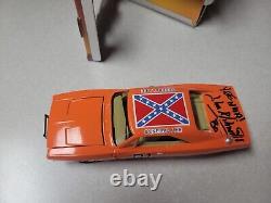 General Lee 1969 Charger Dukes of Hazzard Die cast 125 Signed By John Schneider