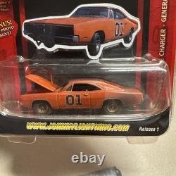 General Lee 1969 Dodge Charger Dirty R1 THE DUKES OF HAZZARD Johnny Lightning