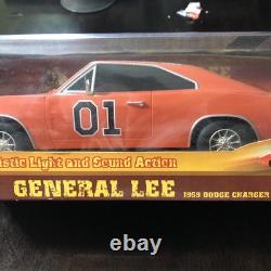 General Lee 1969 Dodge Charger Dukes of Hazzard 118 Scale Light & Sound Action