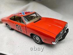 General Lee Dukes Of Hazzard 118 ERTL Joyride 1969 Car Some Bits Missing (T306)