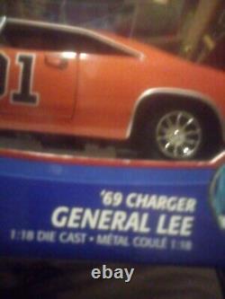 General Lee Dukes of Hazard 1969 Dodge Charger 118 Scale Diecast By JOY Ride