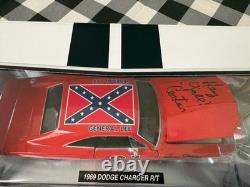 General Lee Dukes of Hazzard 125 Die Cast Signed Ben Jones Cooter