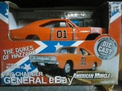 General Lee Dukes of Hazzard American Muscle Model 1/24 1969 Charger