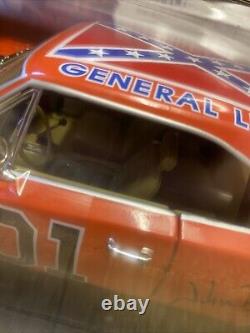 General Lee Joyride 118 The Dukes of Hazard Boxed Signed Rare Diecast Car Mint