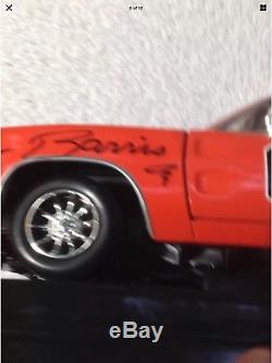 General Lee Signed by 8 cast members psa/dna COA Dukes of Hazzard Auto Read