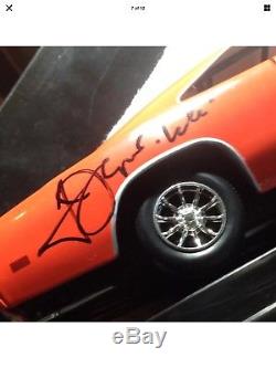 General Lee Signed by 8 cast members psa/dna COA Dukes of Hazzard Auto Read