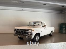 Greenlight 1/18 Uncle Jesse 1973 Ford F-100 Pick Up Truck White Dukes of Hazzard