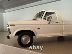 Greenlight 1/18 Uncle Jesse 1973 Ford F-100 Pick Up Truck White Dukes of Hazzard