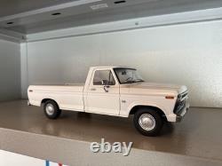 Greenlight 1/18 Uncle Jesse 1973 Ford F-100 Pick Up Truck White Dukes of Hazzard