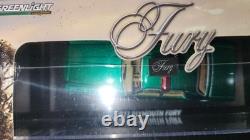 Greenlight 1977 Plymouth Fury Dukes Hazzard Roscoe Sheriff GREEN MACHINE CHASE