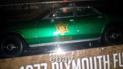 Greenlight 1977 Plymouth Fury Dukes Of Hazzard Roscoe Sheriff Car CHASE