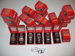 HUGE LOT 19 DUKES OF HAZZARD lcd QUARTZ Musical WATCH with MELODY ALARM BOXED