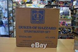 Hasbro Dukes of Hazzard Stuntbuster set plus original shipping case