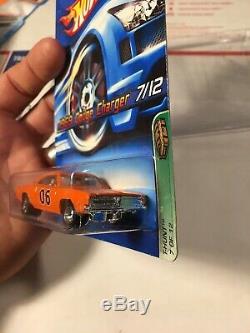 Hot Wheels 2006 Treasure Hunt 1969 Dodge Charger -Autographed By Enos(bx5)
