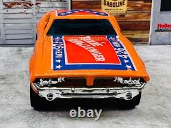 Hot Wheels Dodge Dixie Challenger Orange Blackwall 1970Hong Kong C8