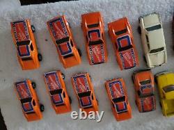 Hot Wheels Matchbox Ertl lot of 24 Vintage Cars with Case DUKES OF HAZZARD Cars