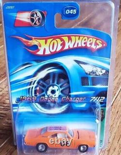 Hot Wheels Orange General Lee 1969 Dodge Charger Super Treasure Hunt #045 2006