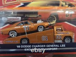 Hot Wheels Team Transport Dodge Charger Dukes of Hazzard Ramp Tow Custom