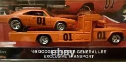 Hot Wheels Team Transport Dukes Hazzard 69 Dodge Charger General Lee & Retro Rig