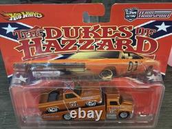 Hotwheels Team Transport Dukes Of Hazzard 83 Silverado General Lee & Carry On